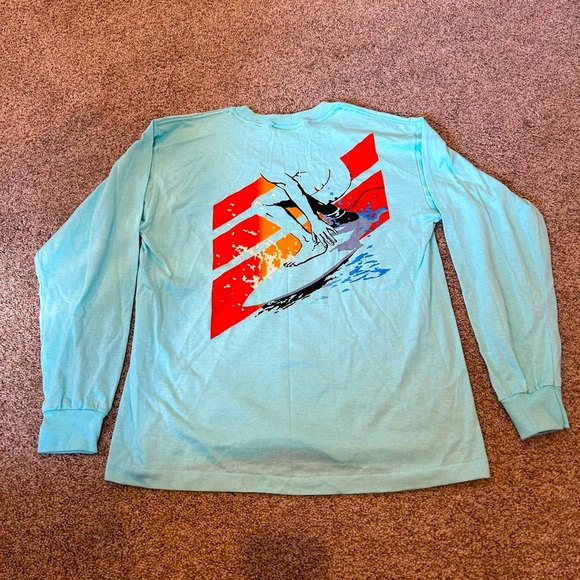 Deadstock NWT Vintage Pipeline Long Sleeve T. Surfing. Made in USA. Beach. Large - Picture 1 of 12